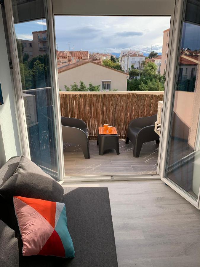 Charmant Studio Avec Climatisation Et Parking Perpignan Eksteriør bilde